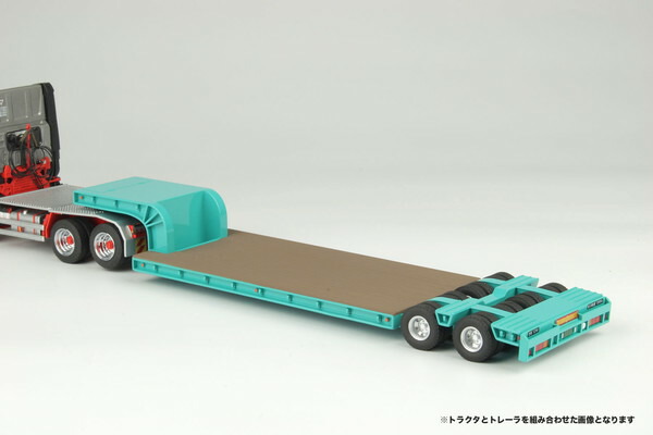 ケンクラフト　トレーラー代車　ブラック 楽天市場】プラッツ/ケンクラフト 1/50 16輪 中低床重量物運搬用
