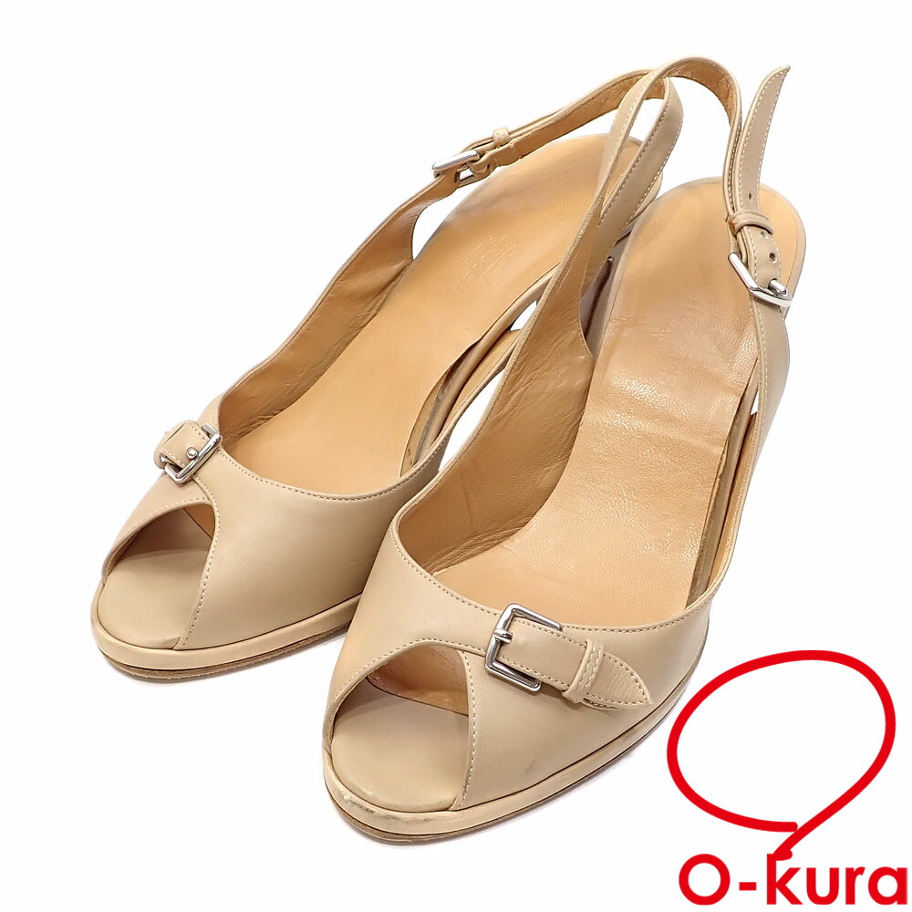 楽天市場】エルメス サンダル 37サイズ 約24cm ヒール8cm ヴォー