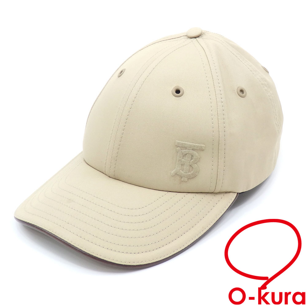 Burberry ベースボールキャップ ベージュ Burberry メンズ チェックベースボールキャップ の ベージュ