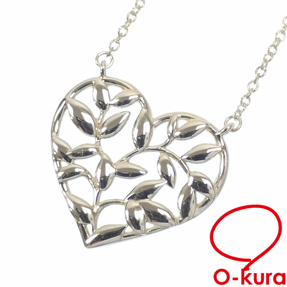 Tiffany オリーブ　リーフ　ペンダント　シルバー　ネックレス　Ag925 ティファニー オリーブリーフ 925 ネックレス シルバー AB