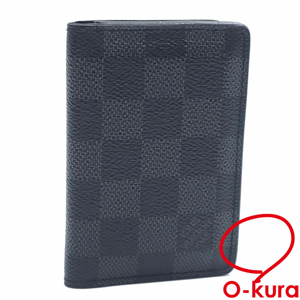 ルイヴィトン　ダミエ　ミニ財布　カードケース Louis Vuitton DAMIER AZUR(ルイヴィトン ダミエ アズール