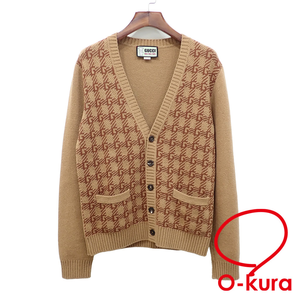 楽天市場】美品 GUCCI グッチ 676389 ウール 100周年記念 ロゴ