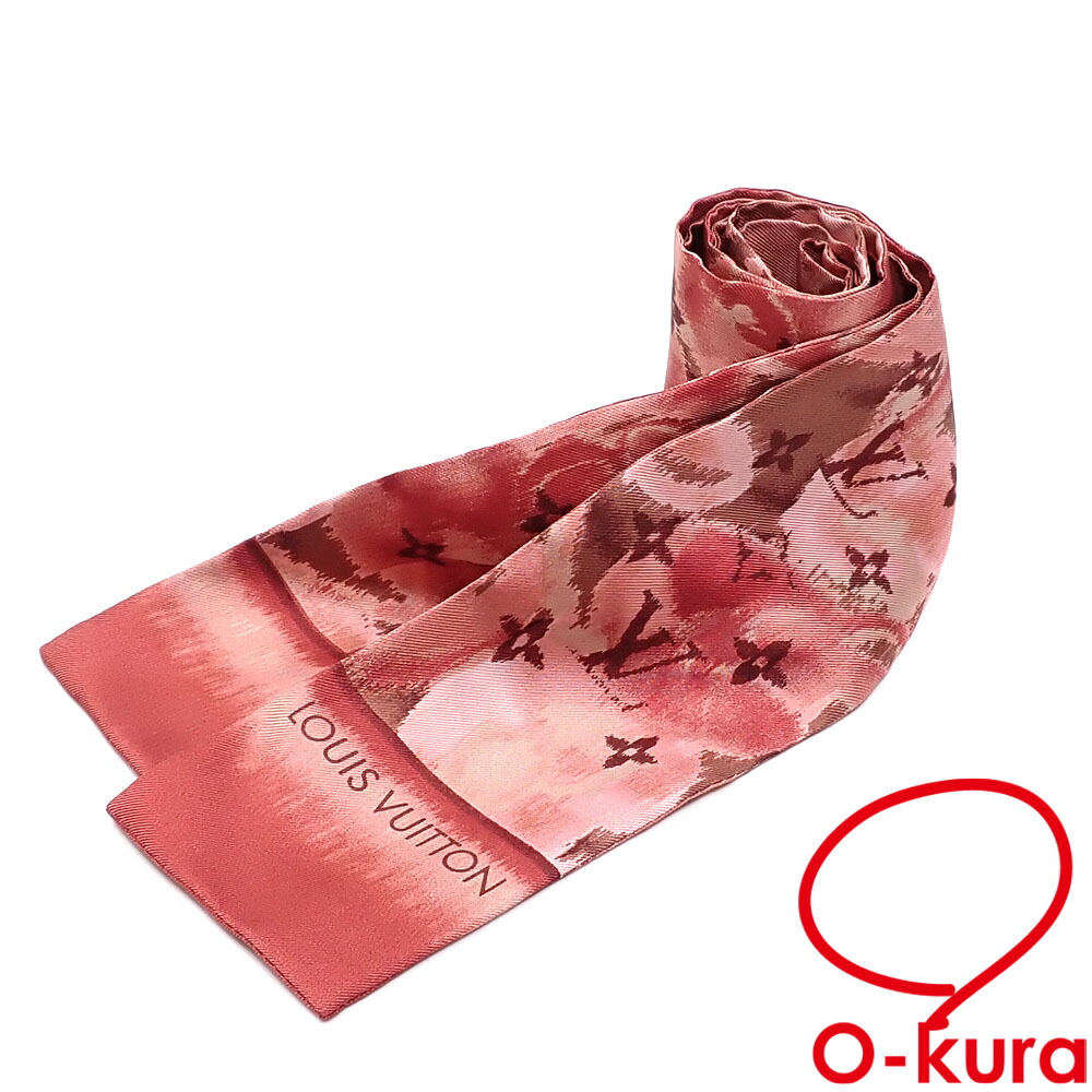 LOUIS VUITTON シルクスカーフ ハートデザイン LOUIS VUITTON ルイ・ヴィトン スカーフ バンドーBB ハート柄