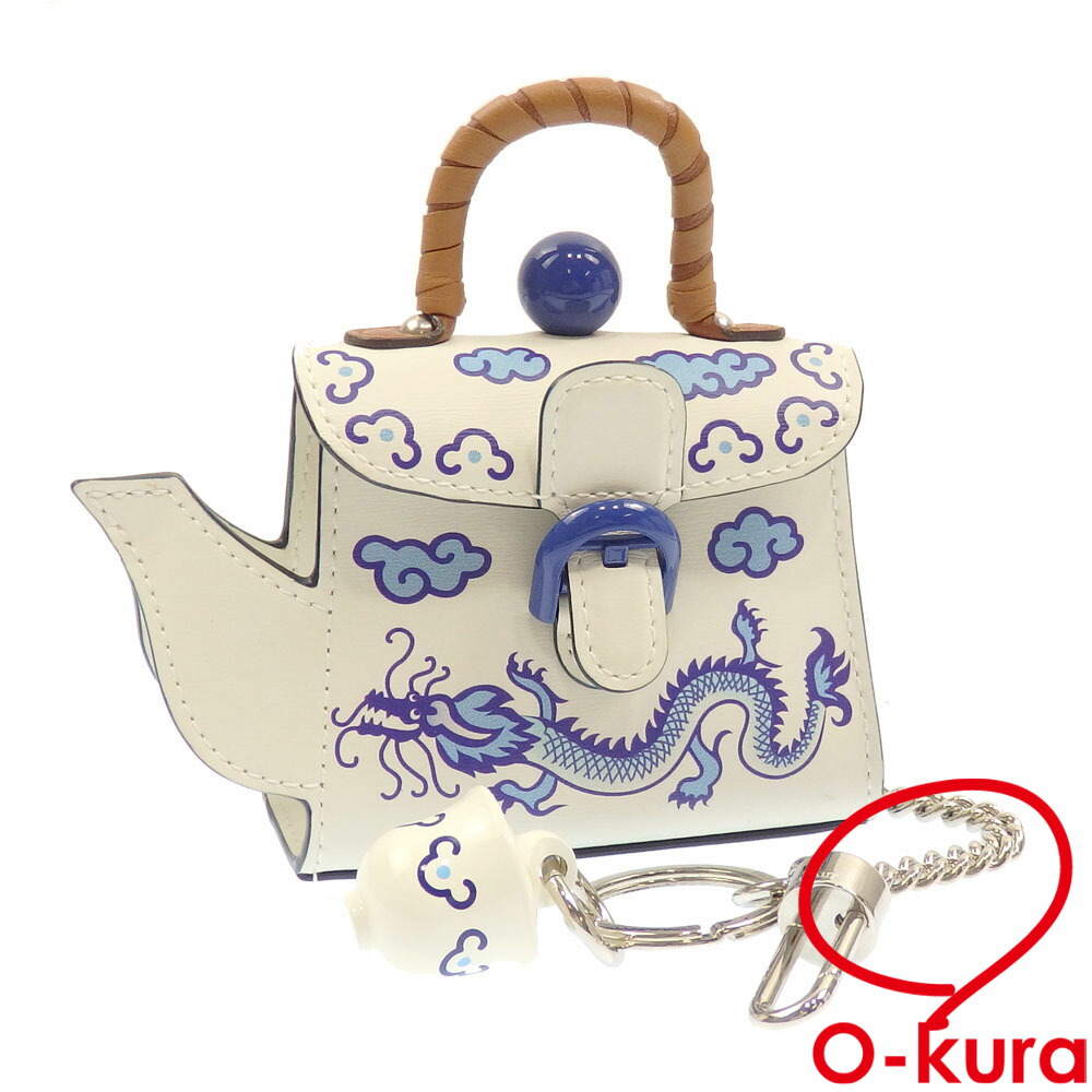 楽天市場】DELVAUX デルヴォー バッグチャーム “歌舞伎” レザー