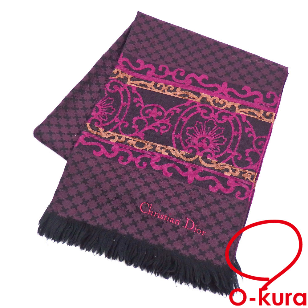 Christian Dior ロゴマフラー ピンク Christian Dior レディース マフラー ピンク - メルカリ