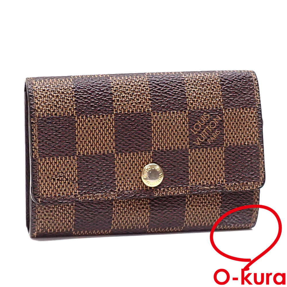【中古】 ルイ・ヴィトン 6連 キーケース ダミエエベヌ ミュルティクレ 6 レディース N62630 鍵入れ