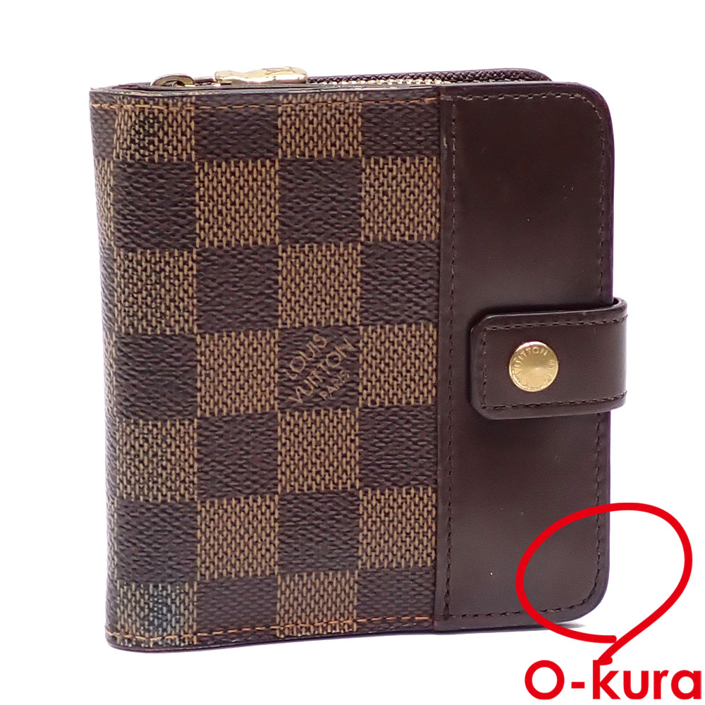 楽天市場】【財布】LOUIS VUITTON ルイ ヴィトン ダミエ コンパクト
