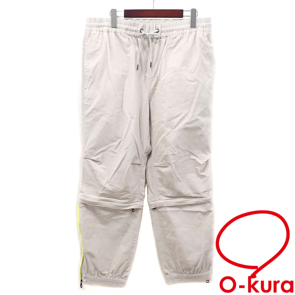 【中古】 モンクレール チノパンツ メンズ 綿 アイボリー サイズ50 E20911144900 549H4 2WAY ハーフパンツ 古着 アパレル 洋服