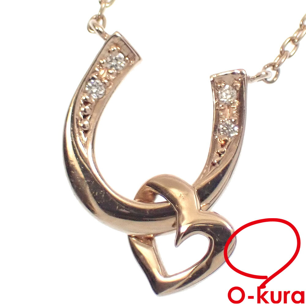 【楽天市場】【中古】 スタージュエリー ダイヤモンド ネックレス レディース K10PG 0.01ct 1.1g 10金 ピンクゴールド ...