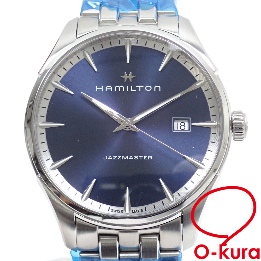 【中古】【未使用品】 ハミルトン 腕時計 ジャズマスター メンズ クォーツ SS H32451141 電池式