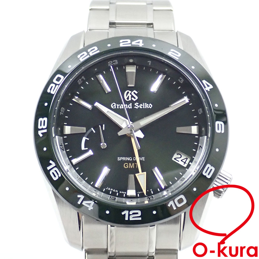 【中古】 地びたセイコー ウオッチ 春期運転 GMT メンズ オートマ SS SBGE257 自動小銃一巻き 腕時計-メンズ腕時計