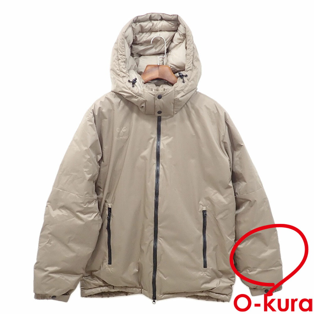 【中古】 ヒュンメル × ナンガ 落ち込む厚地の外套 メンズ 長袖 ナイロン ベージュ XO HAW8112 古着 御召しもの アウター 御召しもの