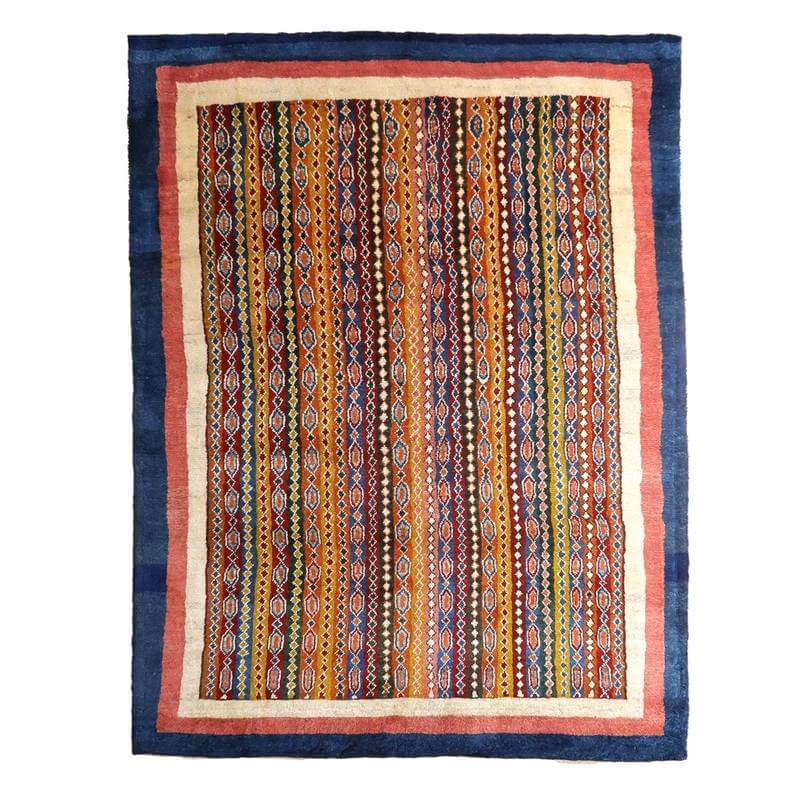 楽天市場】伝統手織り ギャッベ イラン製 ウール ギャベ ラグ 約142