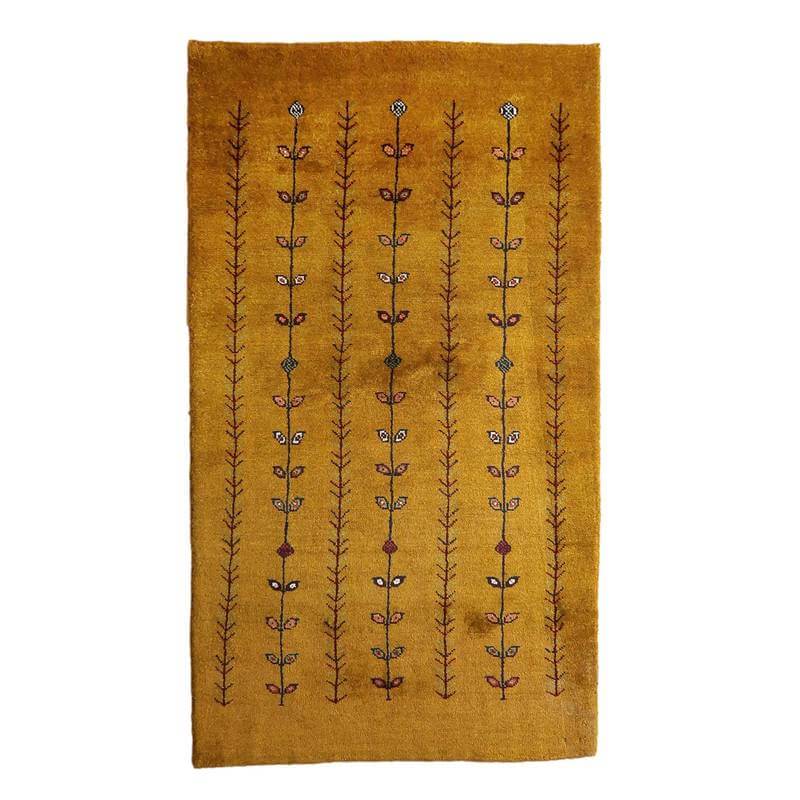 楽天市場】伝統手織り ギャッベ イラン製 ウール ギャベ ラグ 約243