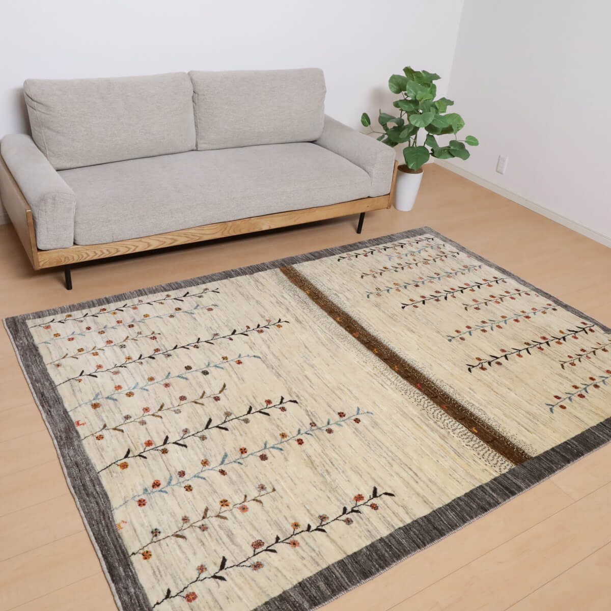 ギャッベ ペルシャ製 リビング大きさ 237×169糎 手織り 生まれながら 羊毛100% 矩形 草木染 今めかしい 愛くるしげ 今めかしい 自然的 北欧 引っ敷き 引っ敷き 引っ敷き 引っ敷き ギャベ 床暖房装置相応う 熱っぽい引っ敷き相応う （HL-12062）