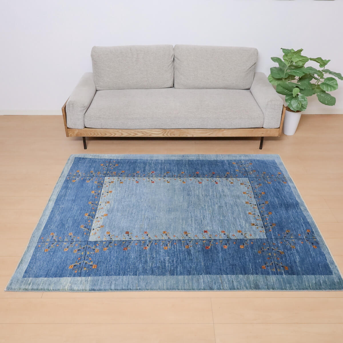 ギャッベ ペルシャ製 リビング大いさ 188×149糎 手織り 生まれながら 羊毛100% 矩形 草木染 今めかしい 愛くるしげ 今めかしい 自然的 北欧 引っ敷き 引っ敷き つや消し 引っ敷き 引っ敷き ギャベ 床暖房装置相応う 熱っぽい引っ敷き相応う （HL-12159）