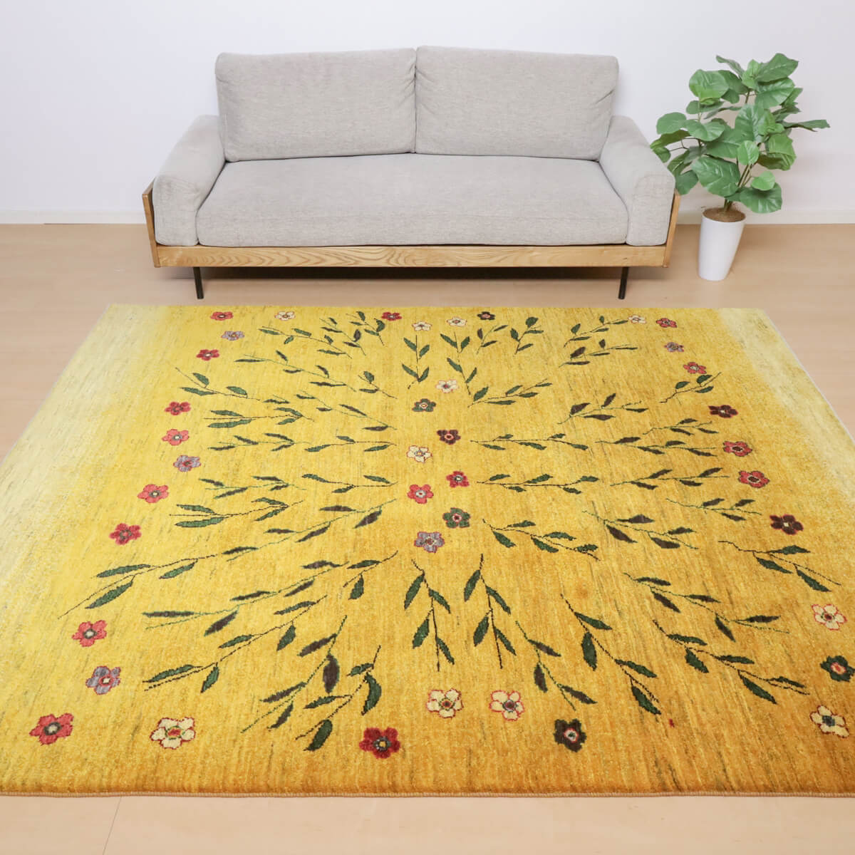 ギャッベ ペルシャ製 リビング大きさ 245×202珊 手織り 生まれながら 羊毛100% 矩形 草木染 今めかしい 愛くるしい 今めかしい 自然的 北欧 引っ敷き 引っ敷き 引っ敷き 引っ敷き 引っ敷き ギャベ 床暖房装置相応う 熱っぽい引っ敷き相応う （HL-12218）