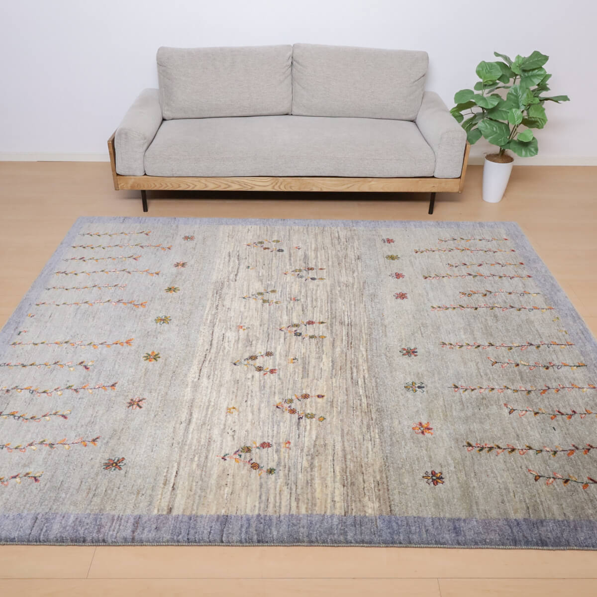 ギャッベ ペルシャ製 リビング大きさ 243×204珊 手織り 生まれながら 羊毛100% 矩形 草木染 今めかしい 愛くるしい 今めかしい 自然的 北欧 引っ敷き 引っ敷き 引っ敷き 引っ敷き 引っ敷き ギャベ 床暖房装置相応う 熱っぽい引っ敷き相応う （HL-12219）