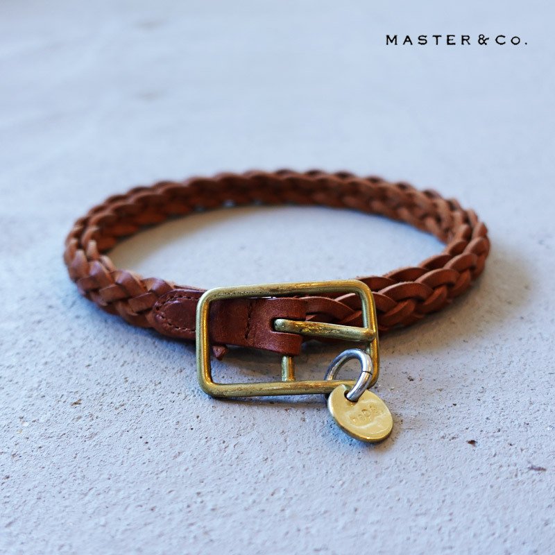 MASTERCo.(マスターアンドコー) チャーム付きメッシュベルト PUEBLO MESH BELT WITH HOPE CHARM BROWN ブラウン MC735