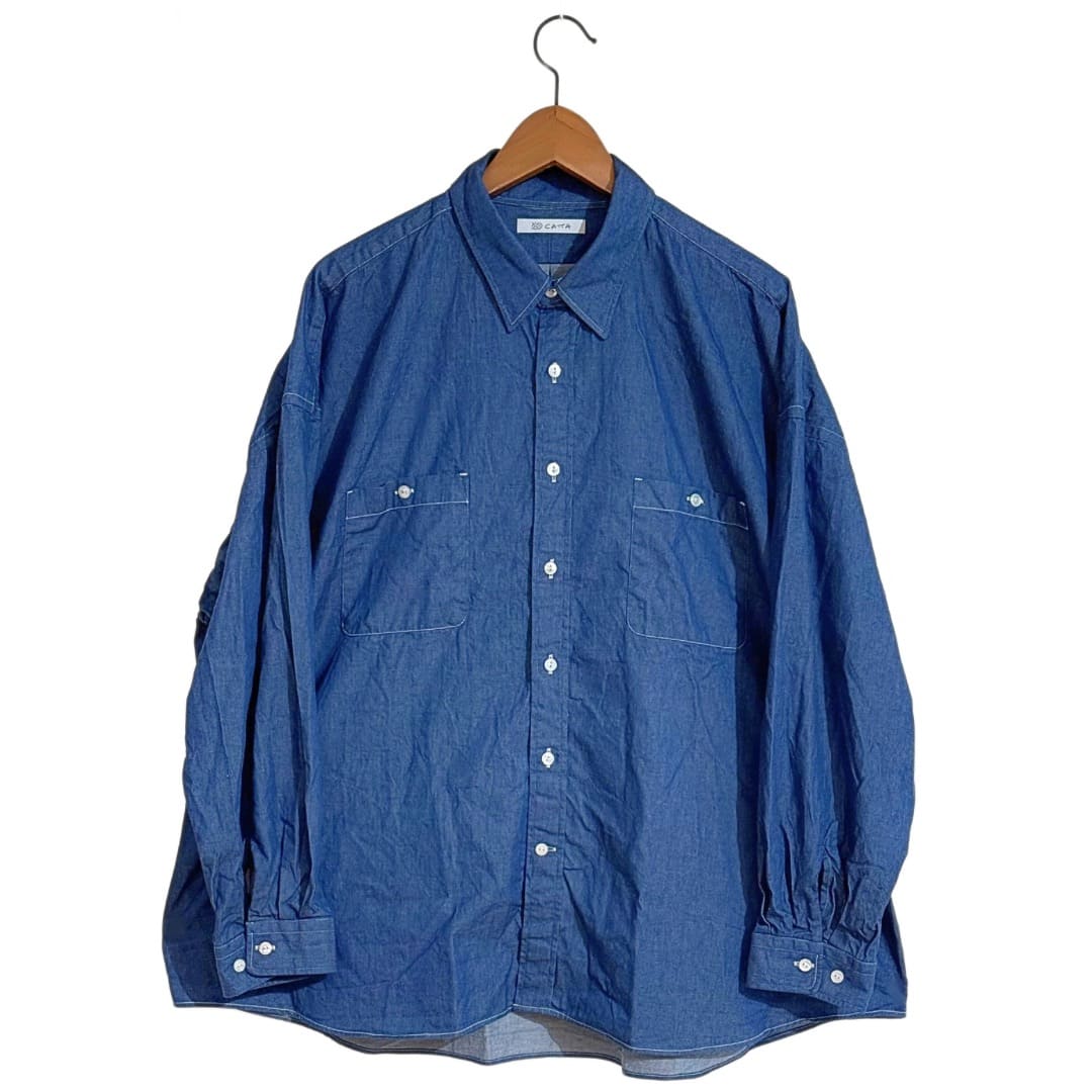 楽天市場】CATTA（カッタ） REGULAR WIDE SHIRTS-TYPEWRITER STRIPE