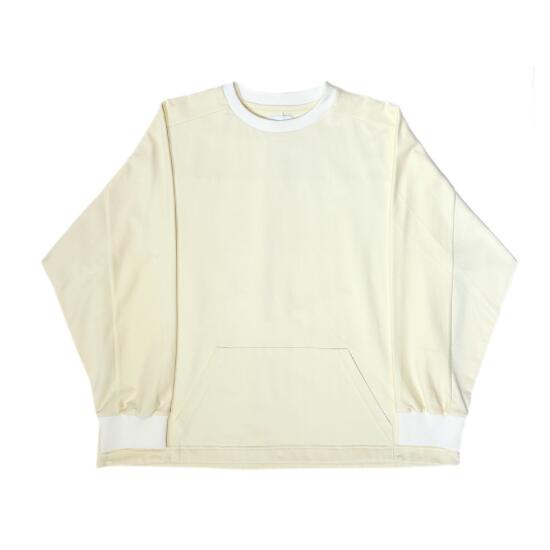 KANEMASA PHIL.（カネマサフィル）36G ECONYL Jersey Pull Over Beige [KM24S-007]｜o-mureys