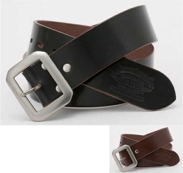 THE REAL McCOY'S レザーベルト　イングランド製 ギャリソン 茶芯 BUCO MOTORCYCLE GARISONBELT (SINGLE PIN) | BELT | The Real