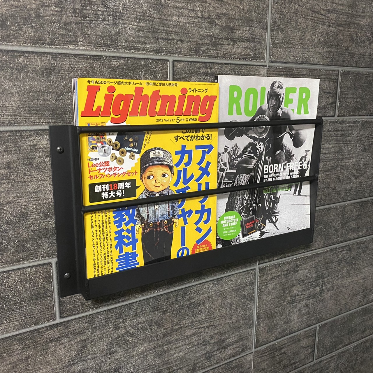 楽天市場】マガジンラック 幅480 エキスパンドメタル 店舗 什器 壁掛け