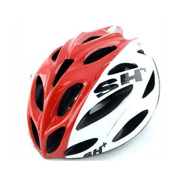 SH+ SHOT NX ショットNX ヘルメット GLOSS WHITE/RED/WHITE JCF公認｜スポーツ自転車専門店オートリック