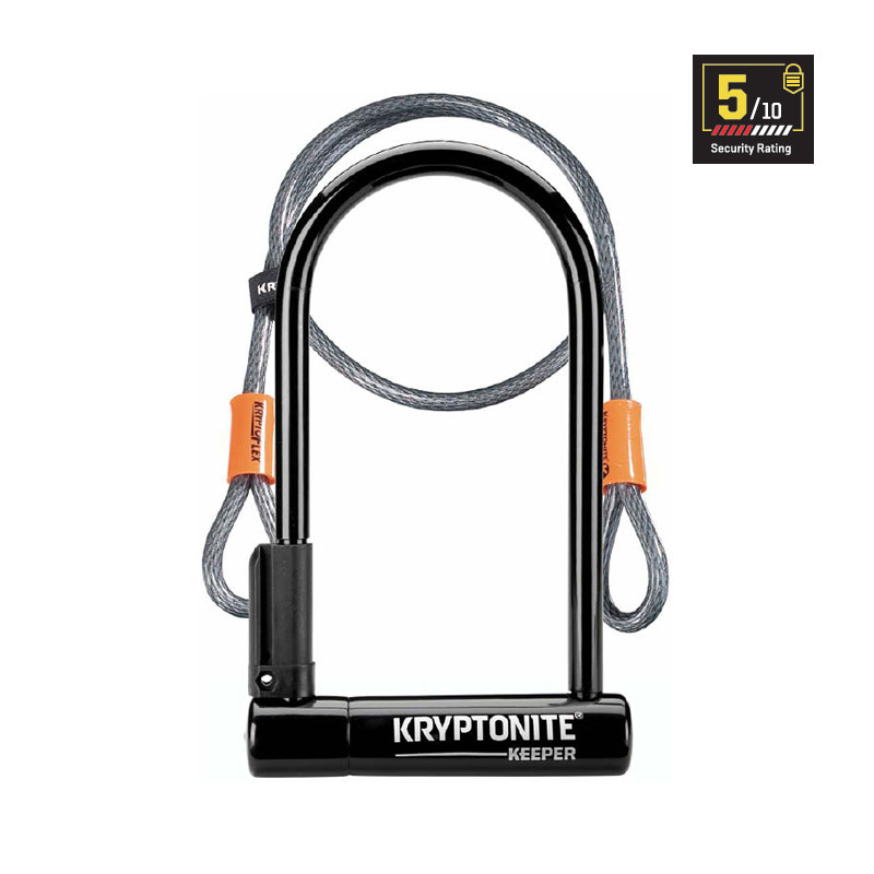 KRYPTONITE クリプトナイト キーパー スタンダード 4インチ フレックス ケーブル付 Uロック LKU04400