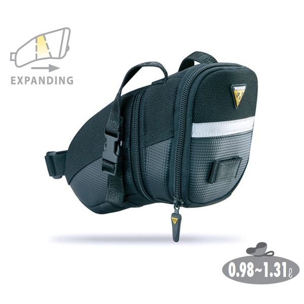楽天市場 Off Topeak トピーク サドルバッグ エアロ ウェッジ パック ストラップ マウント Mサイズ Aero Wedge Pack Strap Mount Size M Bag 容量 0 98 1 31l スポーツ自転車専門店オートリック