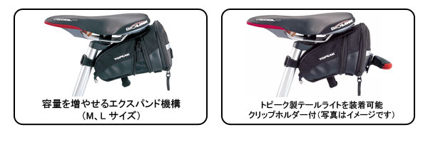 楽天市場 Off Topeak トピーク サドルバッグ エアロ ウェッジ パック クイック クリック Mサイズ Aero Wedge Pack Quick Click Size M Bag 容量 0 98 1 31l スポーツ自転車専門店オートリック