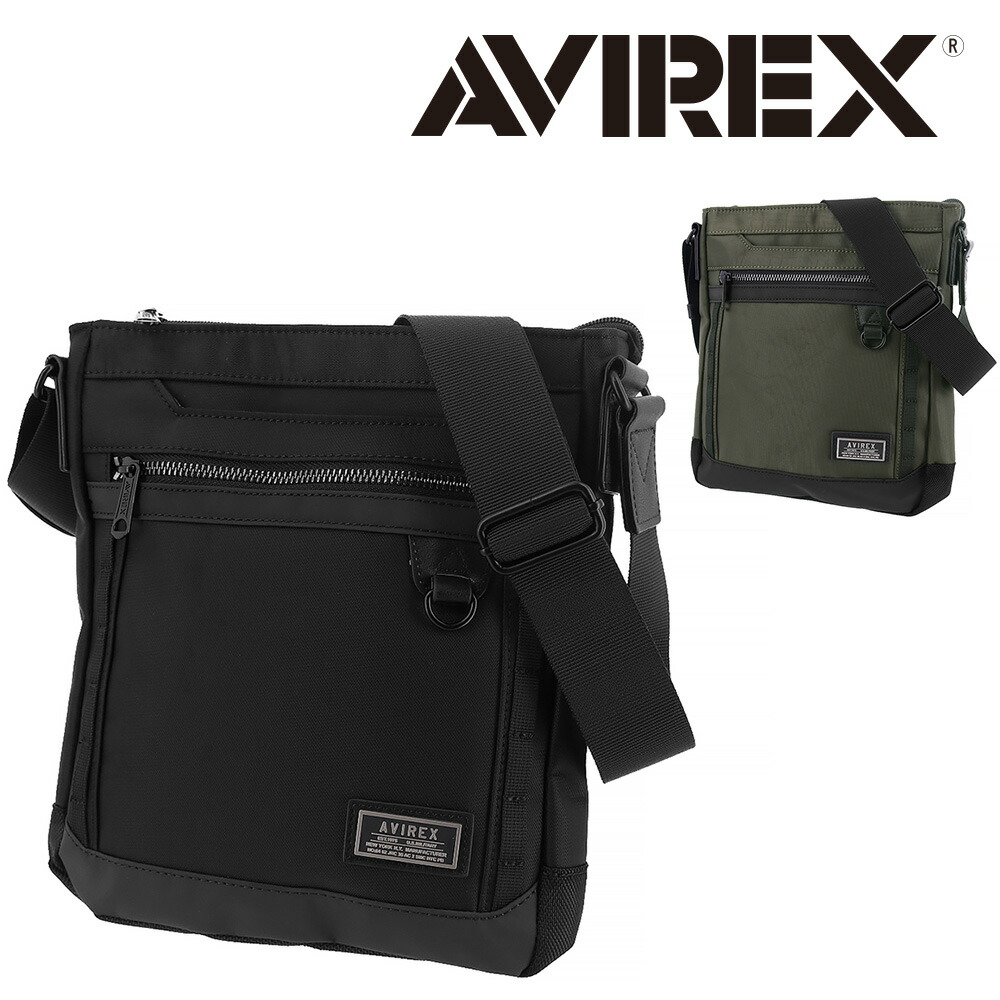 『正規取扱店』『カード利用で最大P12倍』 アヴィレックス バッグ ショルダーバッグ スクエア型 AVIREX ソリッド SHOULDER BAG A5 B6 ax2055 メンズ レディース ポイント10倍 送料無料 誕生日プレゼント ギフト ラッピング無料 4,842円