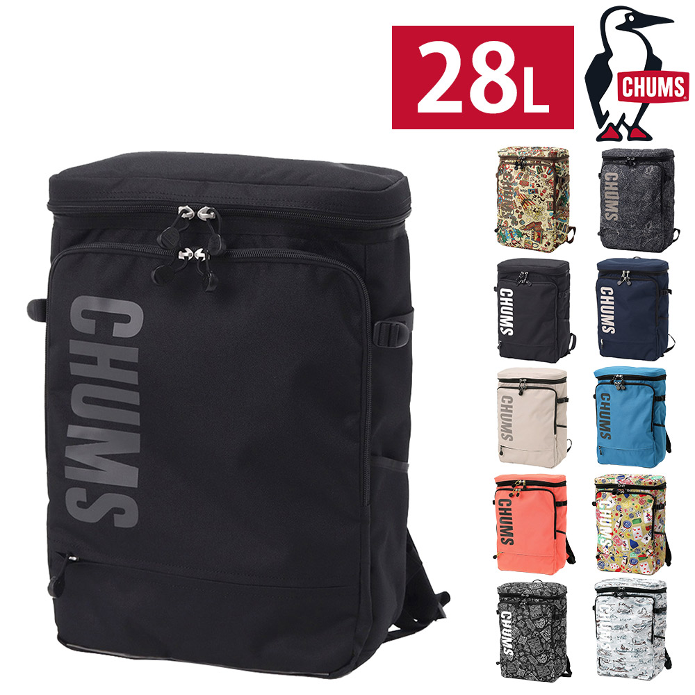 チャムス バッグ リュック デイパック バックパック 大きめ CHUMS リサイクル トップオープンスクエアデイパック 28L CH60-3919 メンズ レディース ポイント10倍 送料無料 男女兼用 プレゼント ラッピング無料 通勤 【正規代理店】 nwar 『oz』