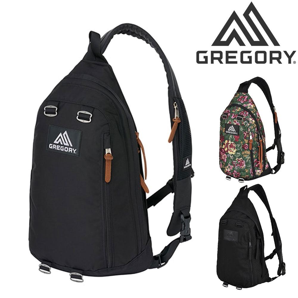 未使用 グレゴリー スピンスリング リュック ボディバッグ 花柄 ガーデン GREGORY ウエストポーチ 「GREGORY/グレゴリー」スピンスリング