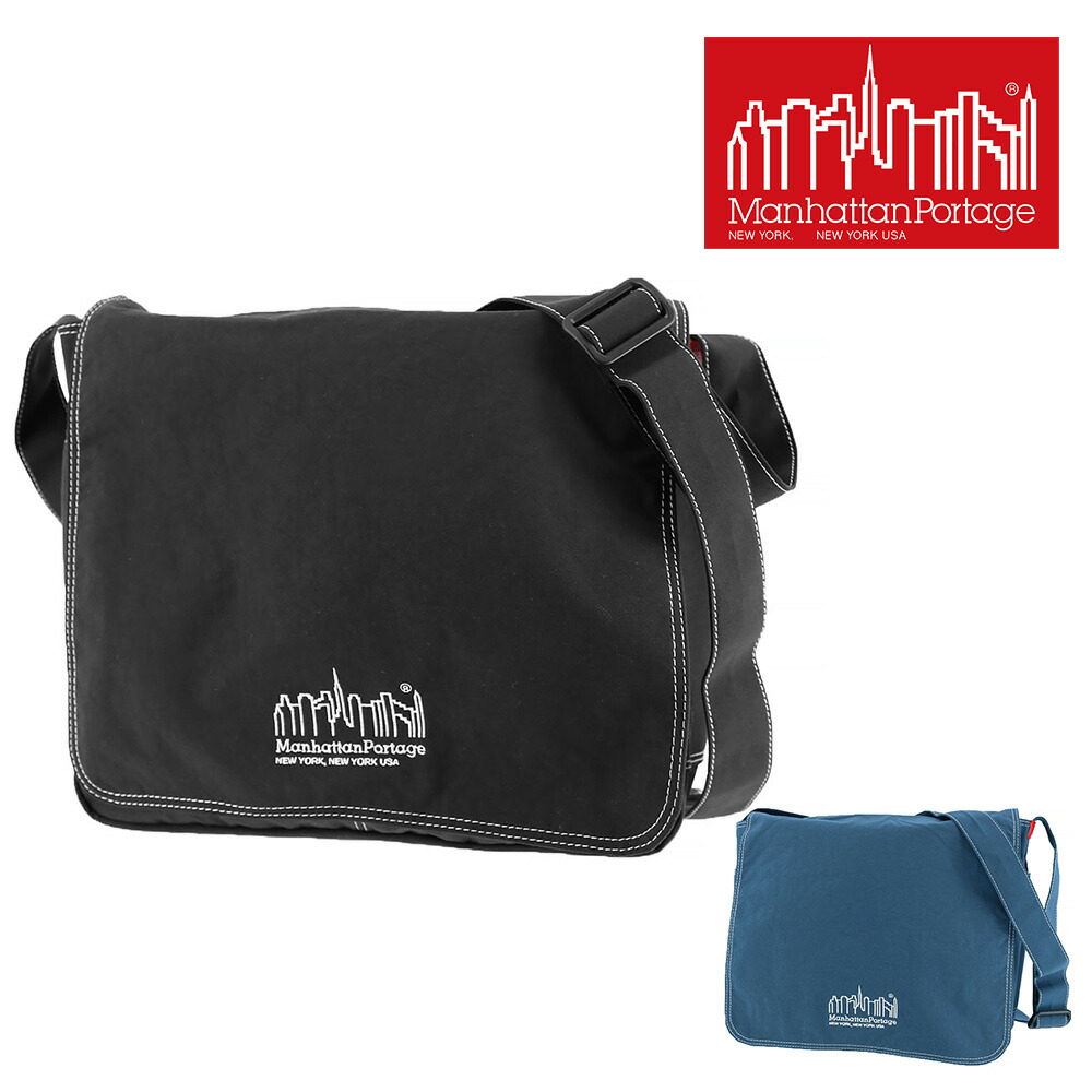 『4/15限定 最大P24倍』マンハッタンポーテージ ショルダーバッグ バッグ Manhattan Portage MP2605CROSSOVER ブラック ブルー メンズ レディース ポイント10倍 送料無料 誕生日プレゼント ギフト ラッピング無料