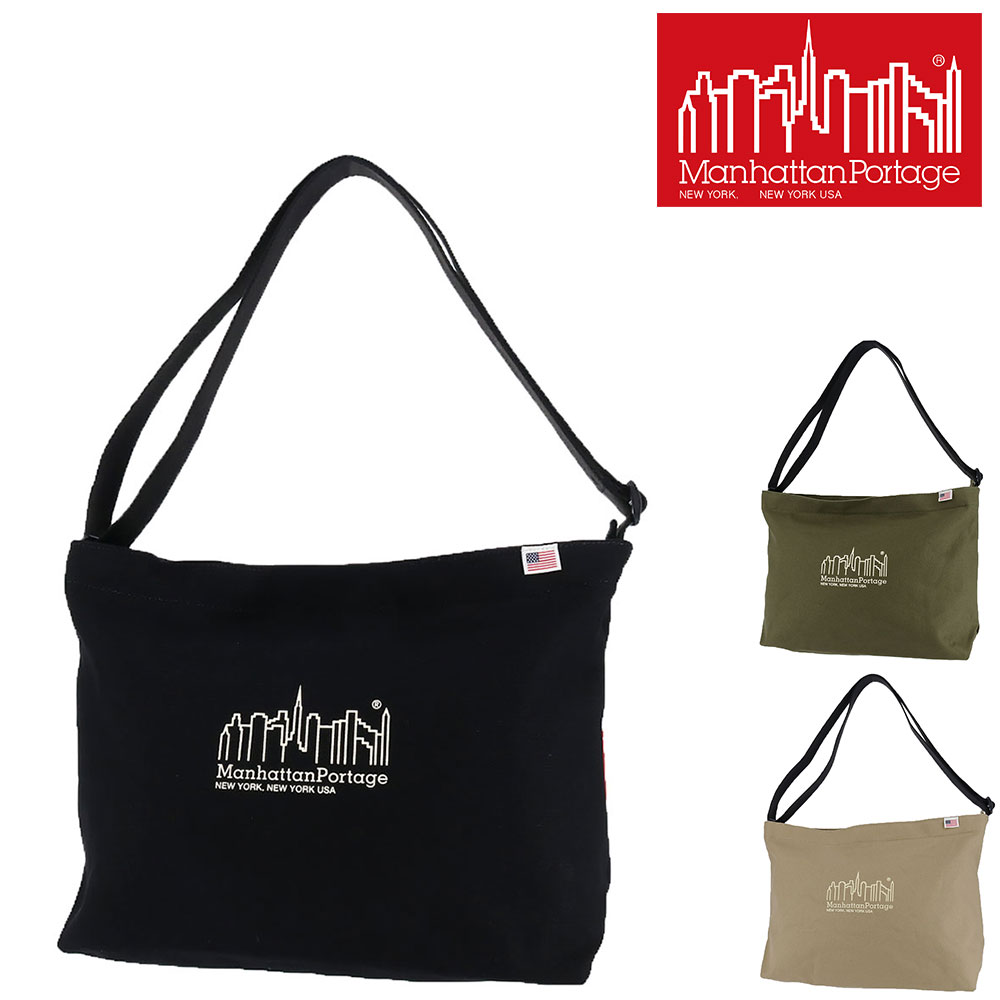 『正規取扱店』『カード利用で最大P12倍』 マンハッタンポーテージ ショルダーバッグ Manhattan Portage クリアビューショルダーバッグキャンバス A3 B4 A4 B5 mp1482cnvs メンズ レディース P10倍 送料無料 誕生日プレゼント ギフト ラッピング無料|アウトドアゾーン リュック サイフ