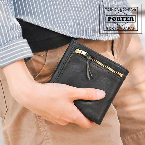 PORTER 二つ折り財布 ソーク コンパクトウォレット BLACK 楽天市場】ポーター ソーク ウォレット 101-06003 吉田カバン