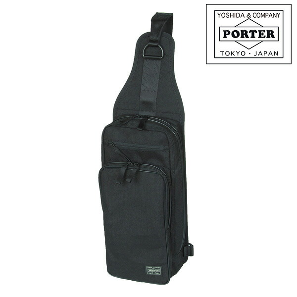 ポーター ハイブリッド スリングショルダーバッグ 737-17804 吉田カバン PORTER ワンショルダーバッグ ボディバッグ『HYBRID/ハイブリッド』 737-17804 メンズ 軽い カジュアル 黒 コーデュラ 防水 ナイロン ギフト