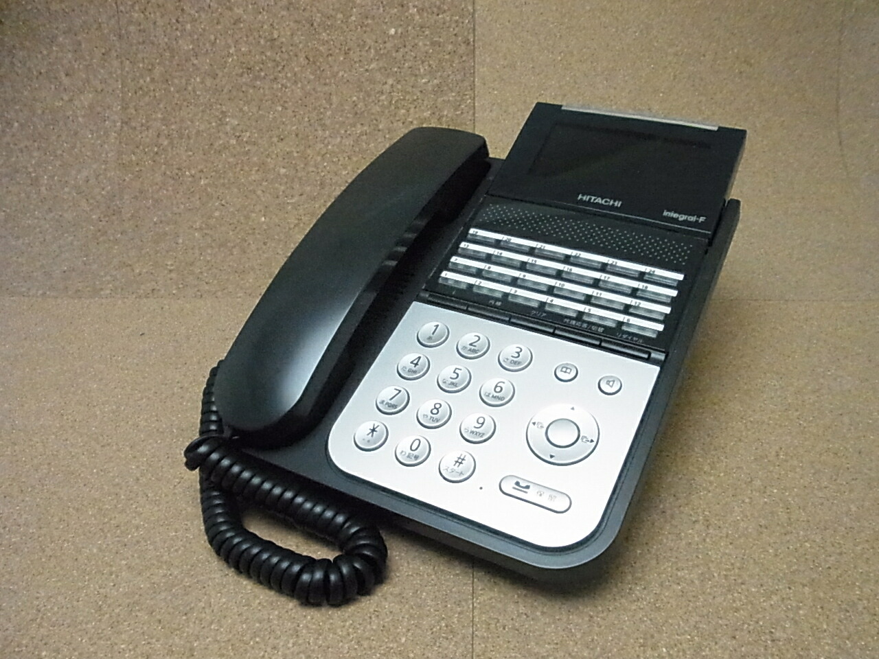 【中古】日立/HITACHI　ビジネスホン/ビジネスフォン　ET-24IF-SDB　IF用24ボタン電話機　美品　IFシリーズ　業務用電話機｜OAマウス　店