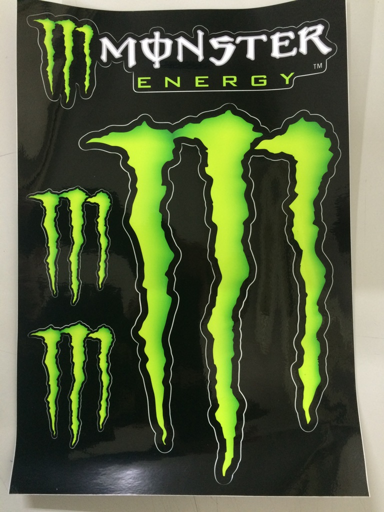 楽天市場 Newカラー登場 Monster Energy Sticker 2newモンスターエナジー ステッカー2 サイズ 日本オアシス株式会社