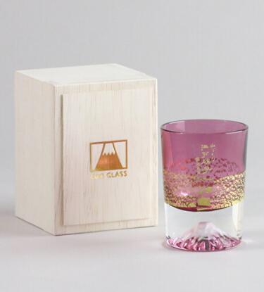 父の日《日本製》金箔富士 冷酒杯 金赤【田島琉璃】【杯】【日本酒】【純米酒】【大吟醸酒】【本醸造酒】