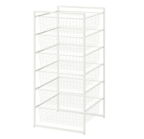 楽天市場】IKEA イケアJONAXEL ヨナクセルフレームメッシュバスケット