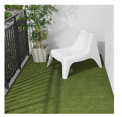【NEW】IKEAイケアRUNNEN ルッネンフロアデッキ 室外用 人工芝 9 天下太平303.131.32