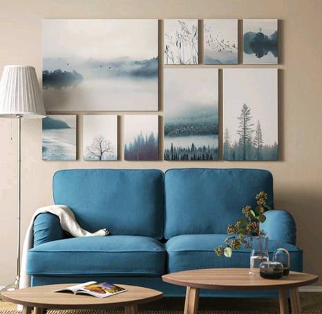 楽天市場】[IKEA/イケア/通販]PJATTERYD プィエッテリード アート3点