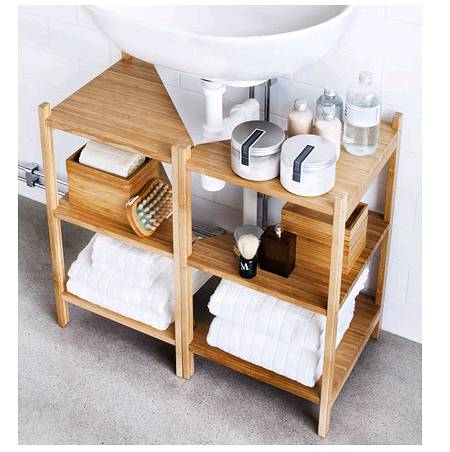 IKEA イケア RAGRUND ローグルンド洗面台用シェルフ/コーナーシェルフ 