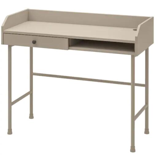 IKEA イケアHAUGA ハウガ デスク, ベージュ100x84 cm304.776.75