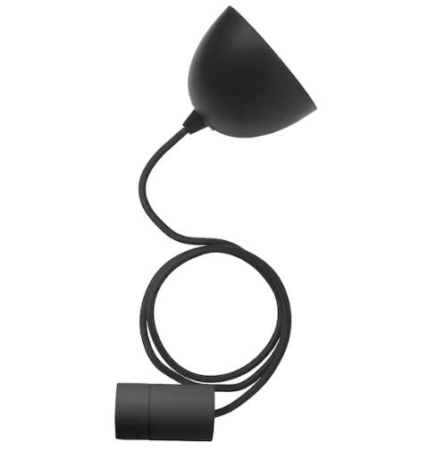 【電球付】IKEA SKAFTET スカフテートトリプルコードセット SKAFTET スカフテート コードセット, テキスタイル 真ちゅう