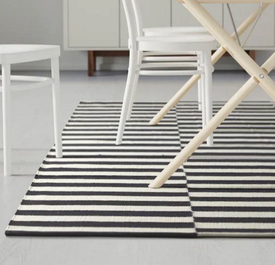 New New Ikeaイケアstockholm ストックホルムラグ オートグリム 平織り ブラック ストライプ ハンドメイド ブラック ストライプ Wakos Ikea オフホワイト カーペット マット 畳 Autoglym ブラック オフホワイト 170x240 Cm901 664 49 日本オアシス株式会社ikeaで