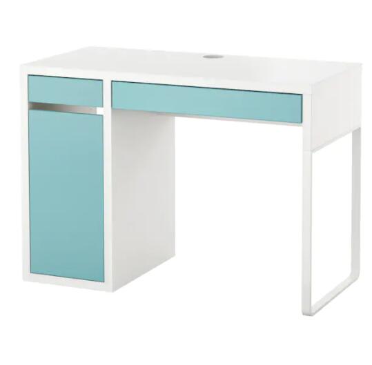 IKEA ミッケデスク MICKE ミッケ デスク, チャコール/レッド, 105x50 cm - IKEA