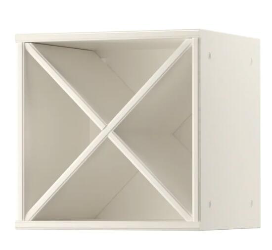 【NEW】IKEA イケア TORNVIKEN トルンヴィーケンワインシェルフ, 象牙色40x37x40 糎603.590.05